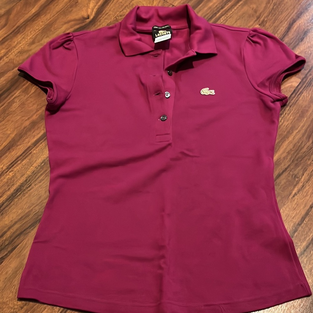 Lacoste polo short sleeve shirt for women